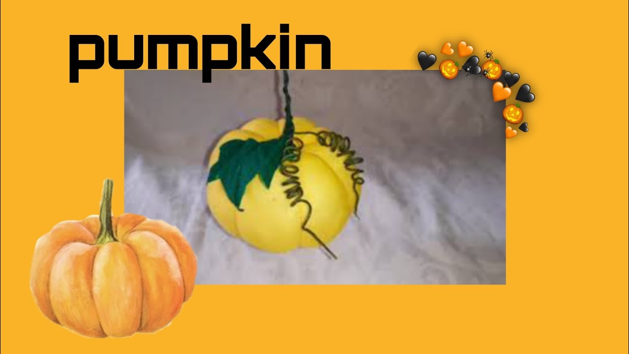 How to make a pumpkin with nylon | nylon pumpkin | fabric pumpkins DIY