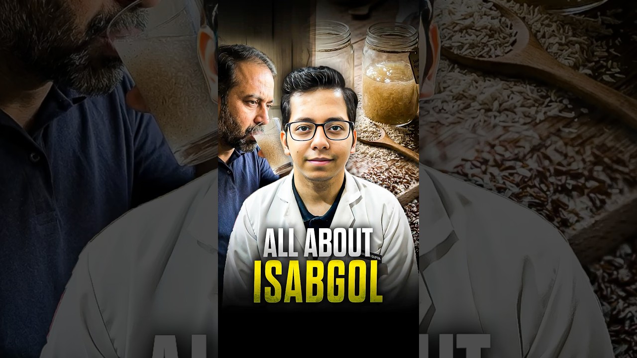 All About Isabgol (Psyllium Husk) | Dt.Bhawesh | #diettubeindia #constipation #guthealth #shorts
