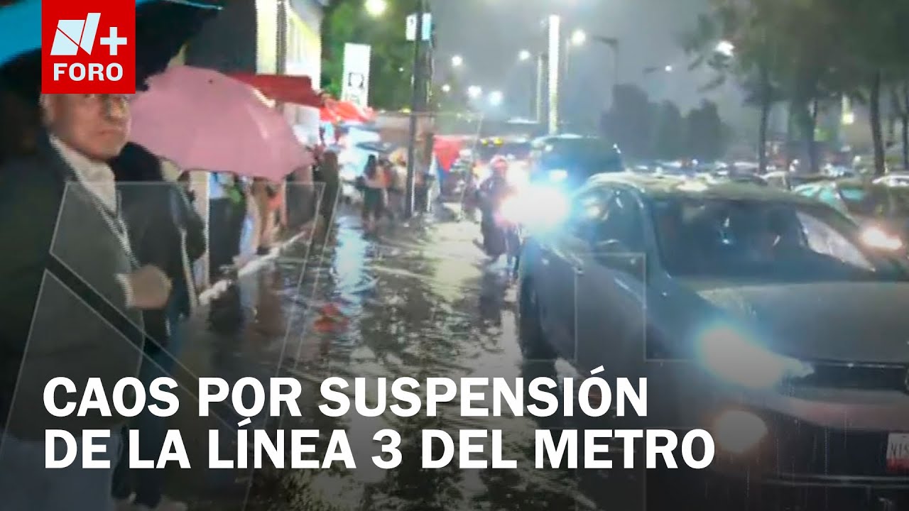 Tromba Paraliza la Línea A del Metro CDMX: Usuarios Sufren Para Regresar a Casa