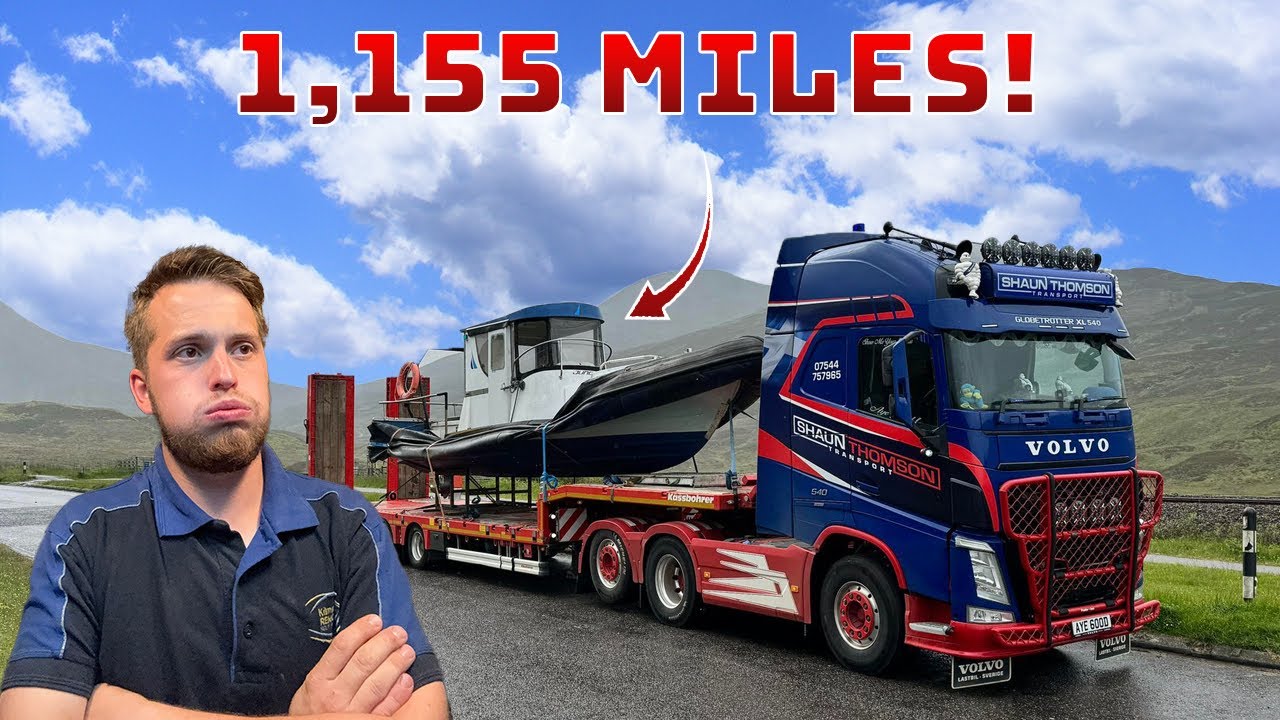 Transporting a BOAT Over 1,000 Miles To Scotland!