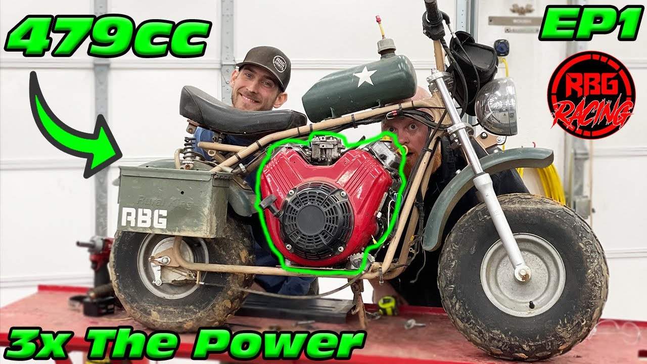 479cc V-Twin Coleman CT200U-EX Mini Bike Upgrade Ep1