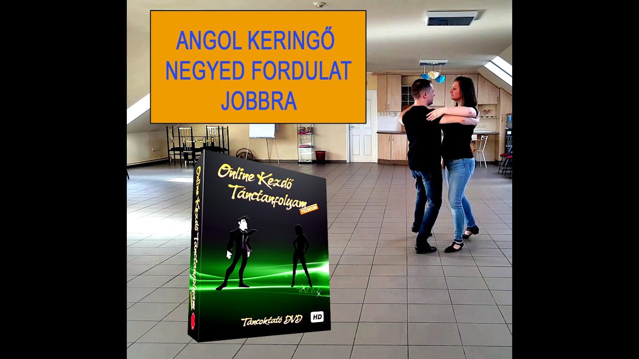 Angol keringő - Negyed fordulat jobbra - Táncoktató videó