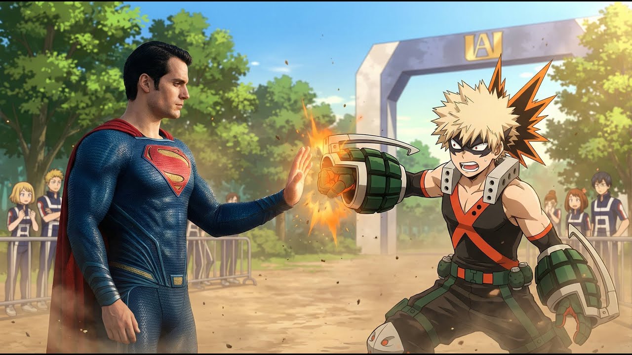 What If Superman Landed In My Hero Academia Universe