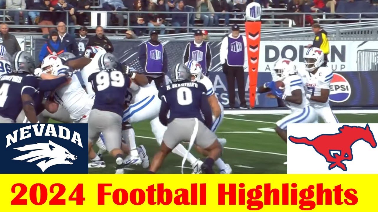SMU vs Nevada Football Game Highlights, August 24 2024