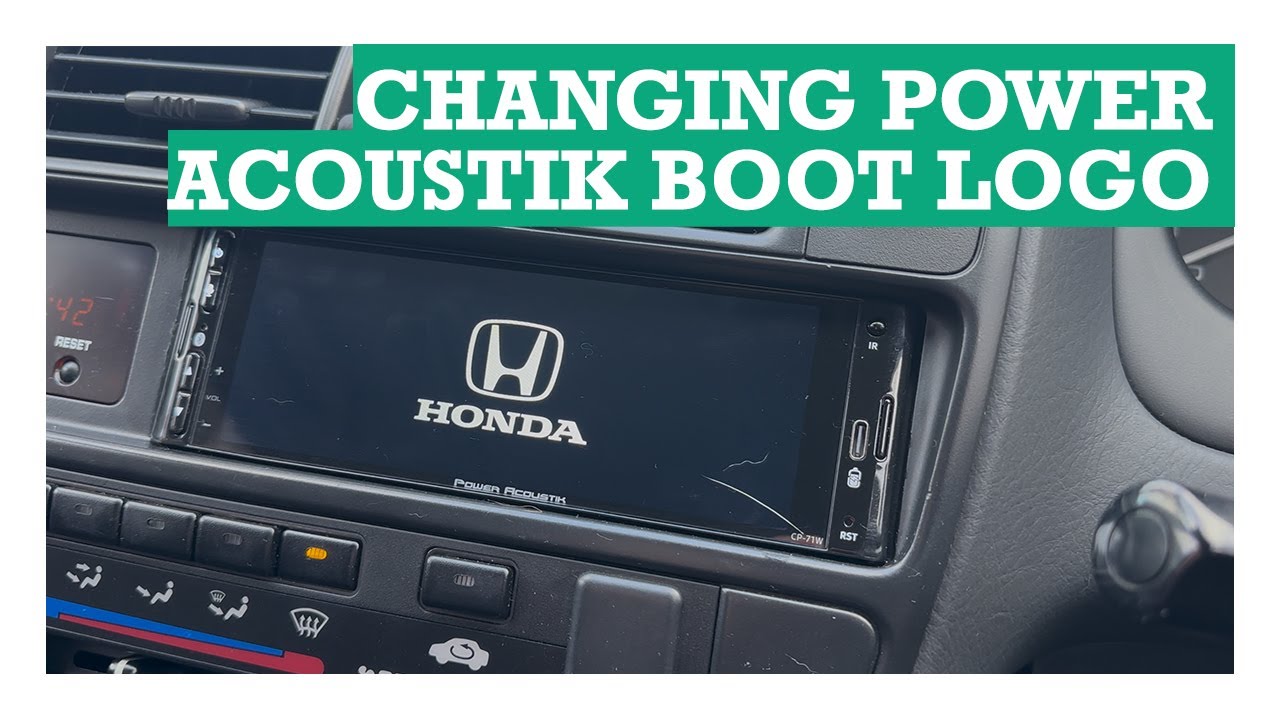 How To Change Power Acoustik Boot Up/Start Logo