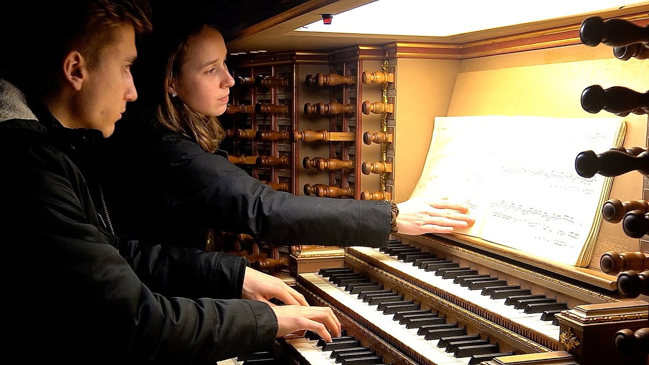 BACH on the Marcussen-Organ of St. Laurenskerk Rotterdam (BWV 535 Prelude) - Paul Fey