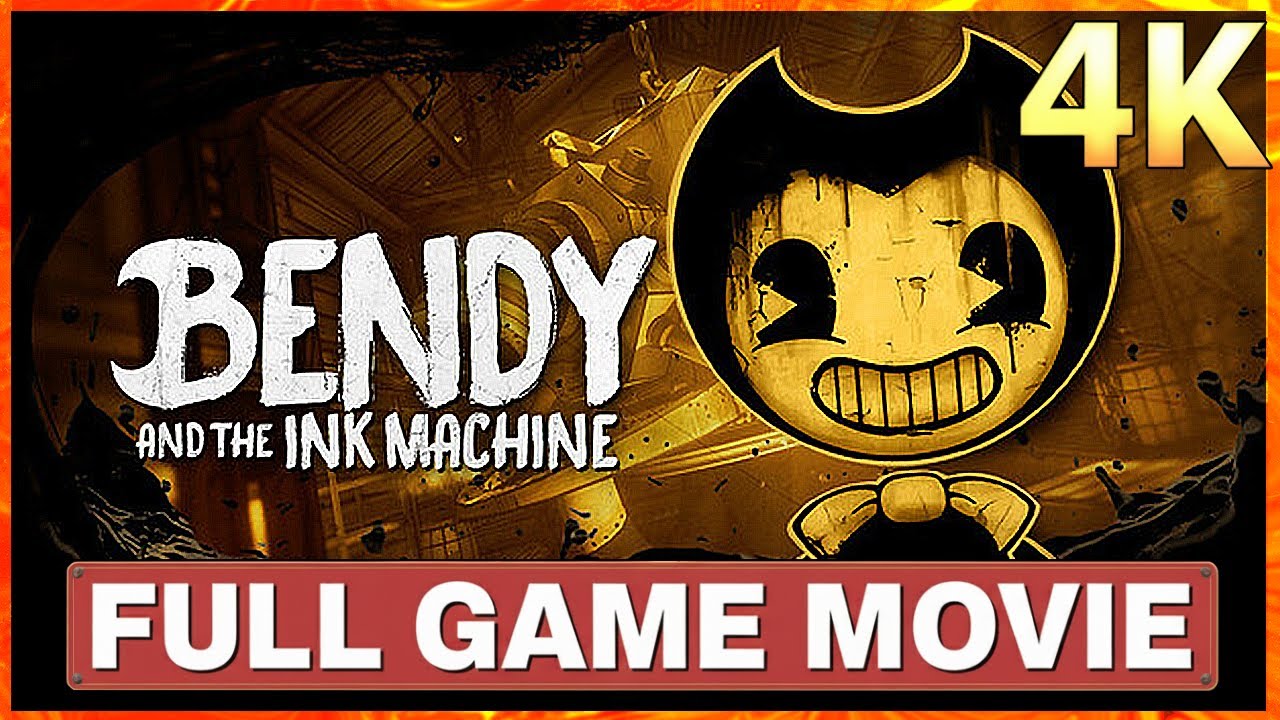 BENDY AND THE INK MACHINE - FULL GAME MOVIE (4K 60FPS) No commentary