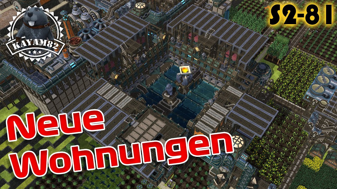 [GER] Neue Wohnungen | Let's Play Timberborn 2/81 | schwer | Update 7 | deutsch