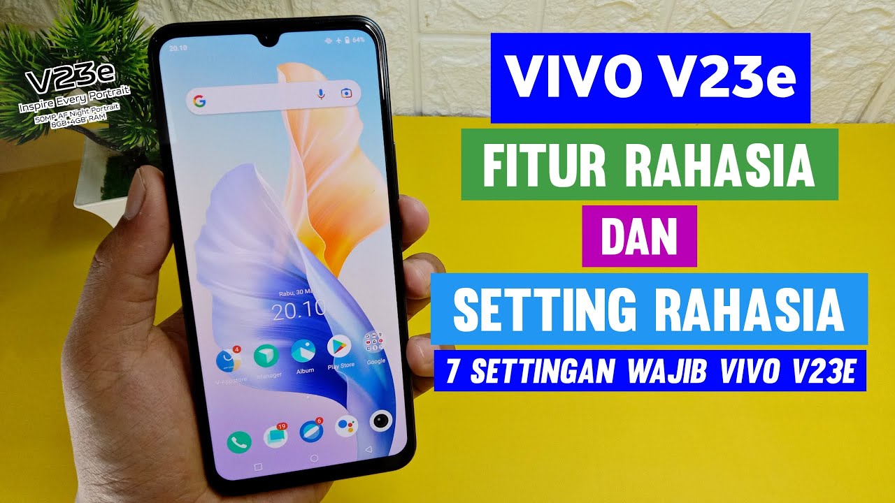 VIVO V23e | Fitur Rahasia dan Settingan Pengguna Baru VIVO V23e - Settingan Rahasia