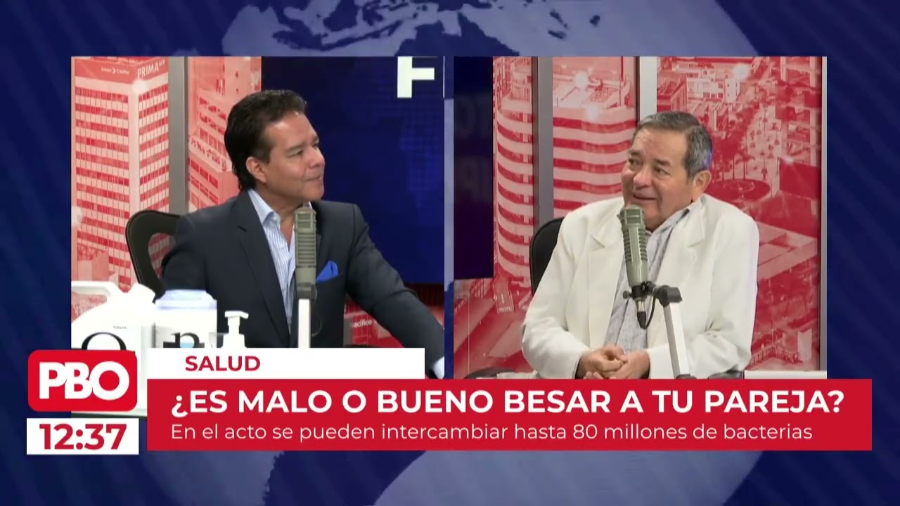 ¿Sabías que en un solo beso podemos intercambiar millones de bacterias?💋 - PBO