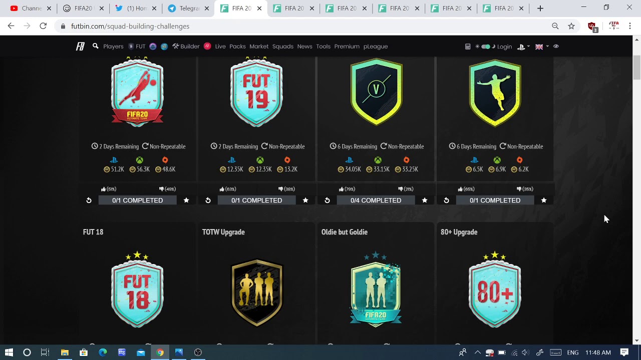 #FUTINVESTMENT, #FIFA2020, FIFA FRY ( Webcode leaked ) 10/4/2020