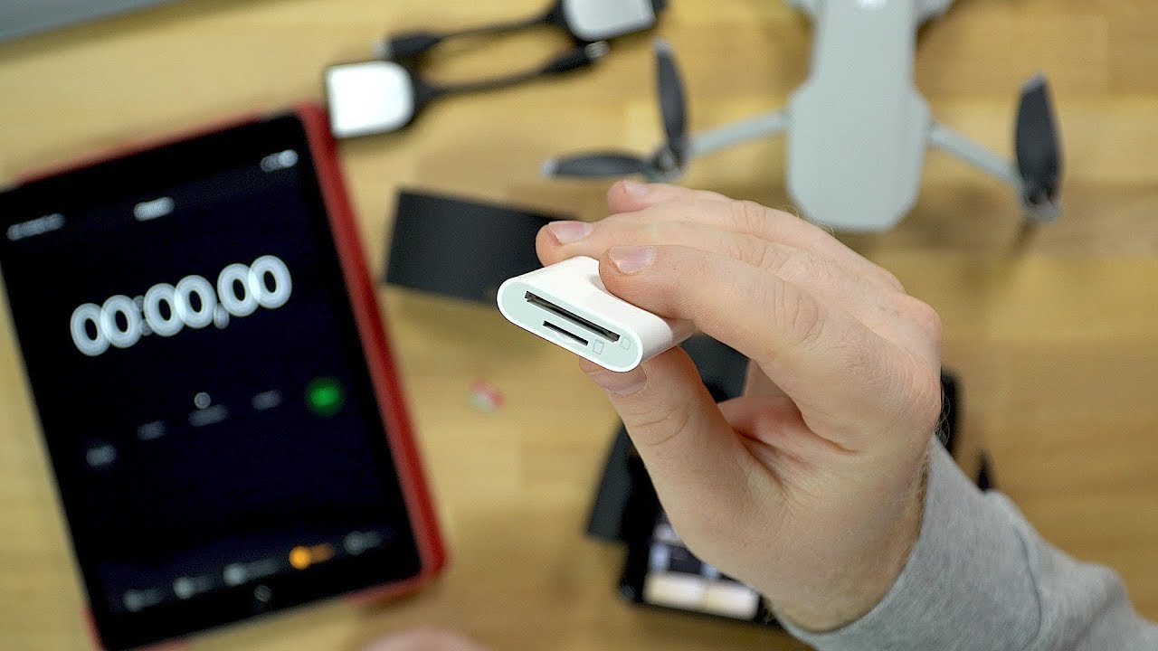 DJI Mavic Mini - Fotos und Videos SCHNELLER auf iPhone & iPad übertragen! SD Kartenleser // DEUTSCH