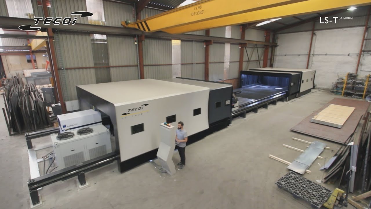 LS-T by Tecoi: Laser cutting station with double telescopic covering
