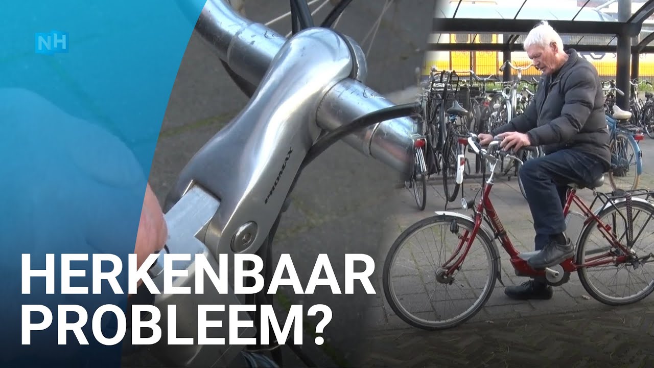 Nooit meer met je fietsstuur blijven haken dankzij Alberts uitvinding