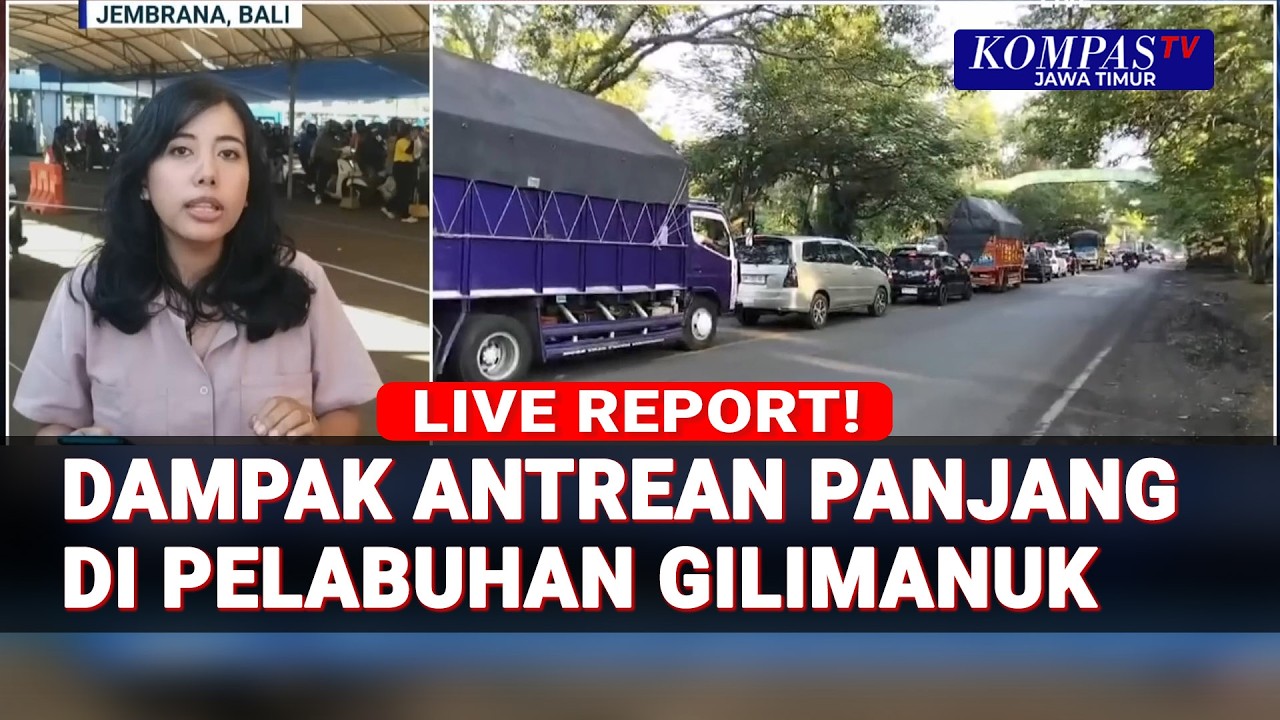 Panas dan Antrean Panjang, Pemudik di Pelabuhan Gilimanuk Pingsan