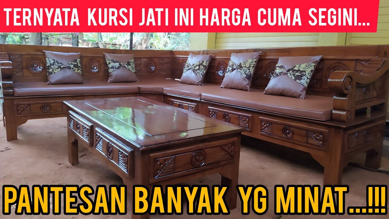KURSI SUDUT BAGONG MINIMALIS | FURNITURE JEPARA