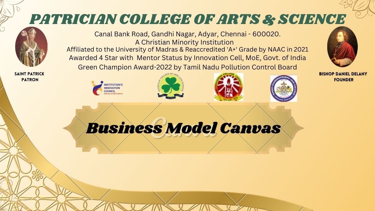 BUSINESS MODEL CANVAS CONFERENCE (06/03/2024) /PATRICIAN COLLEGE OF ARTS & SCIENCE
