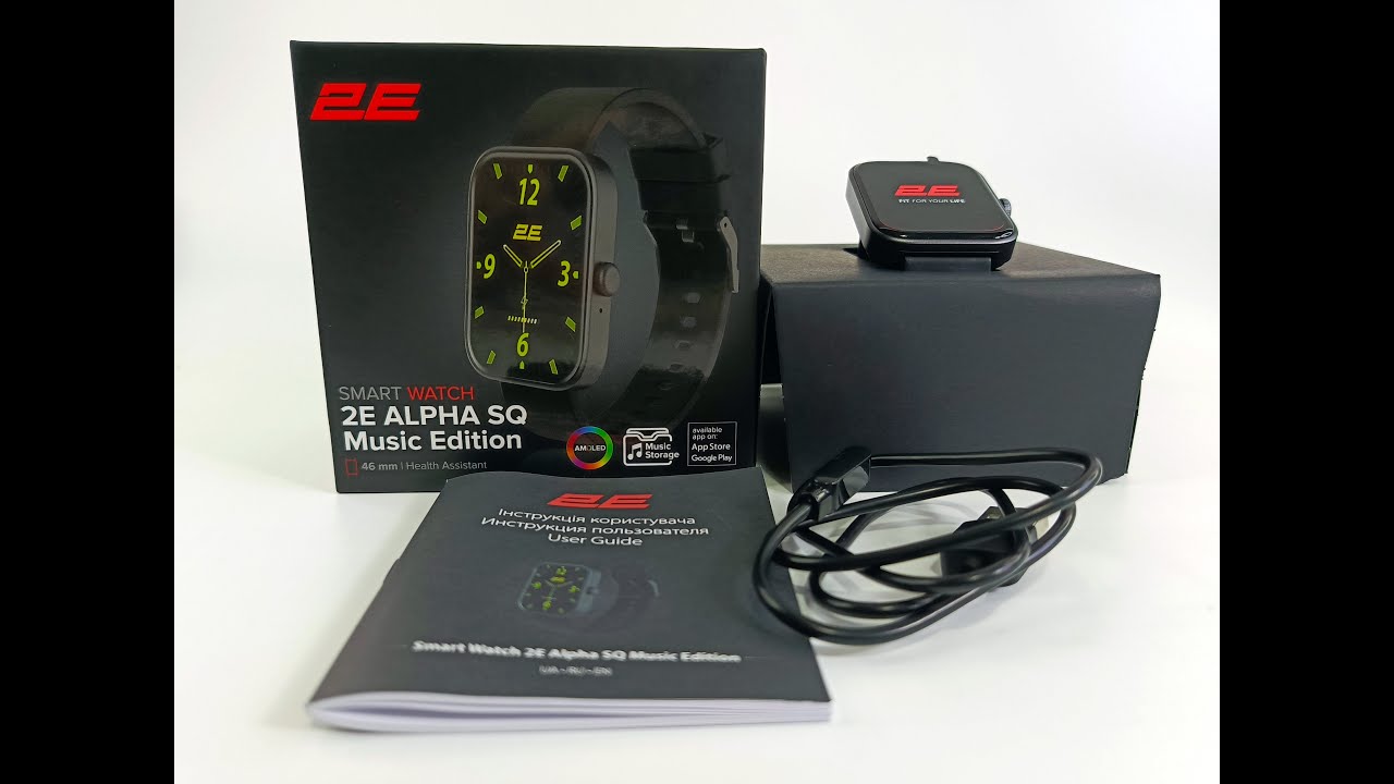 Смарт годинник 2E Alpha SQ Music Edition - варто, чи ні?