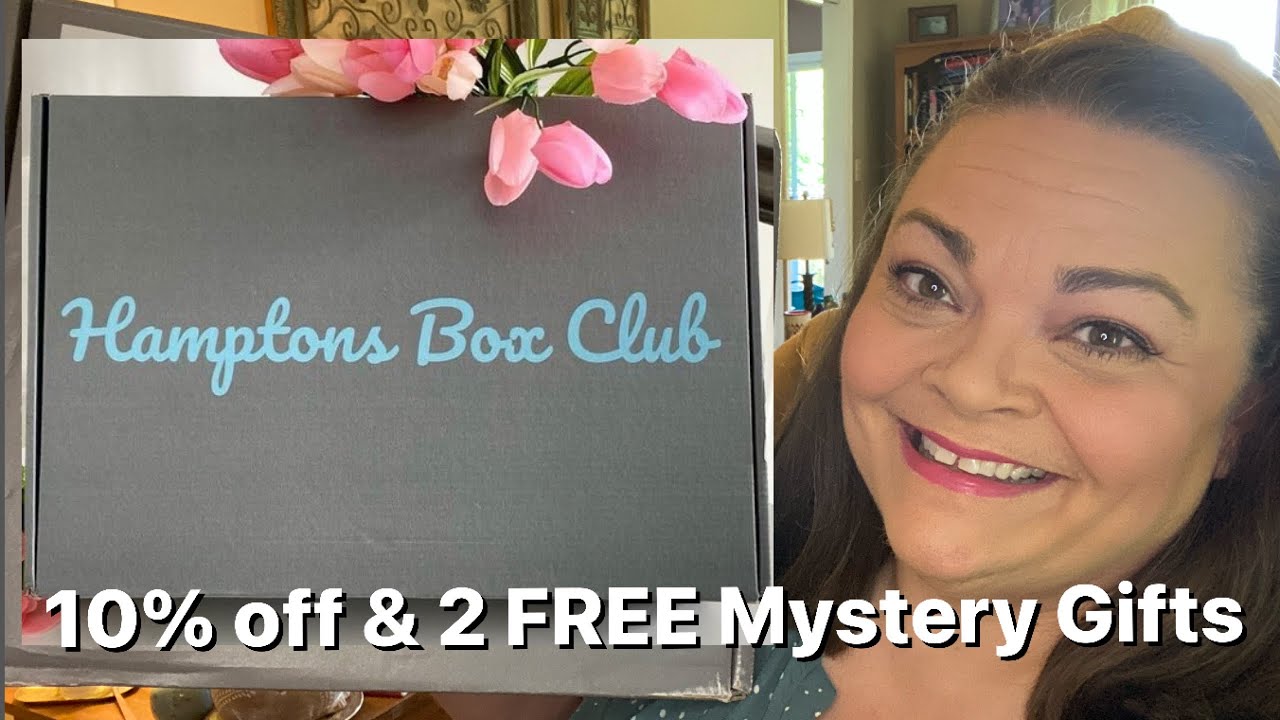 Hamptons Box Club - Summer 2022 - 10% off & 2 FREE Mystery Gifts !!