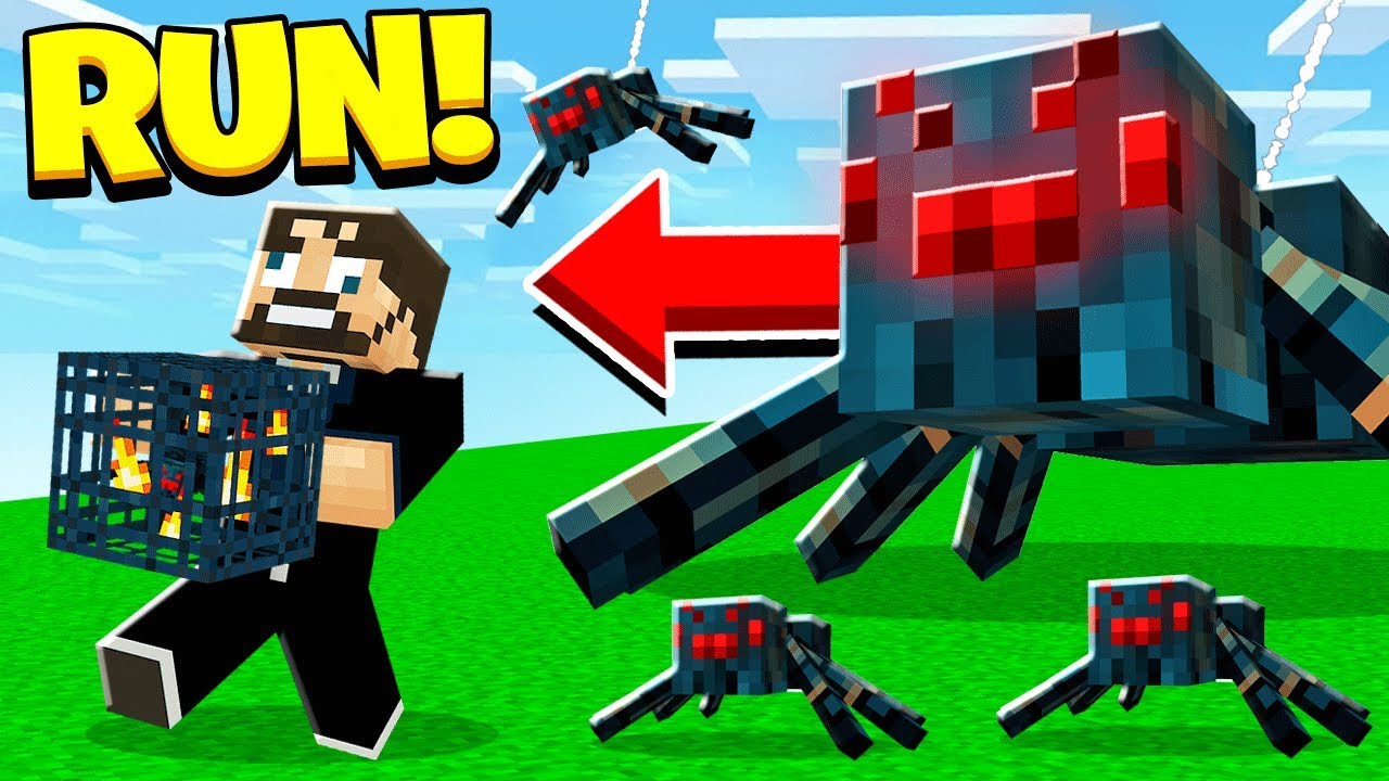 How to build a *HUGE* SPIDER FARM in Minecraft