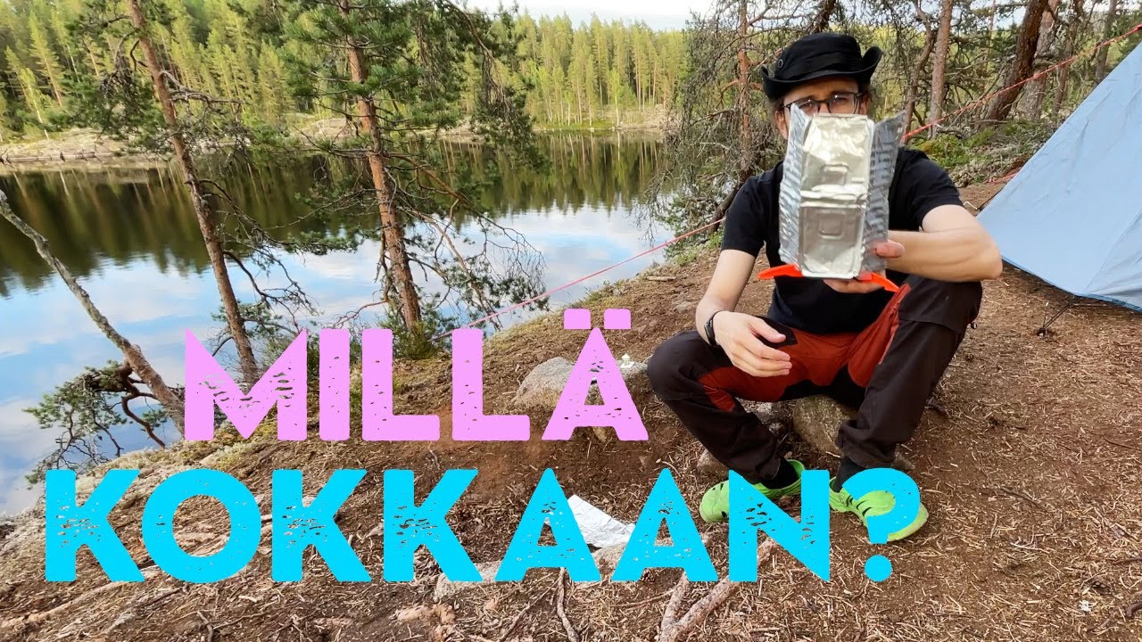Esittelen mun retkikeittimen, kattilan ja DIY tuulisuojan