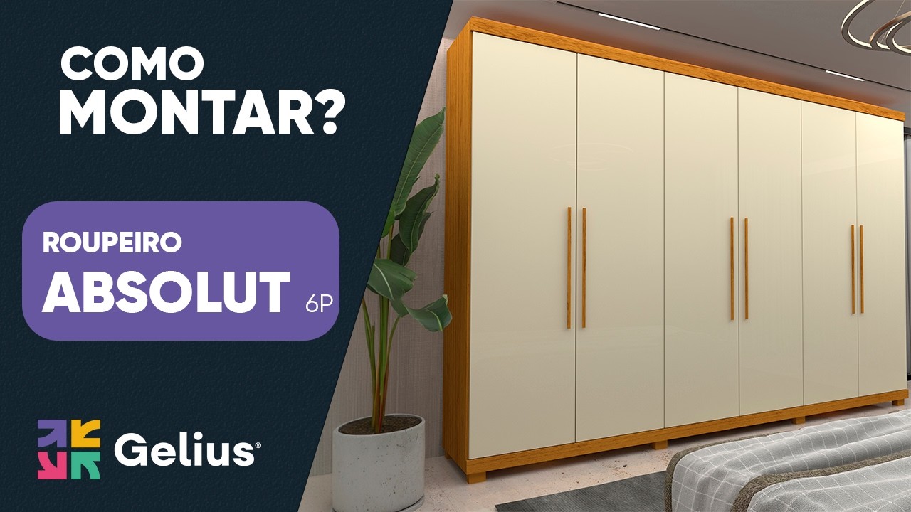 🔧✨ Como Montar o Roupeiro Absolut 6P? Descubra o Passo a Passo Completo! ✨🔧