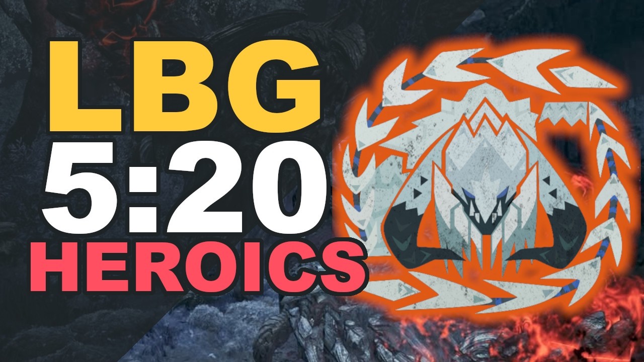 MHWILDS | ARCH TEMPERED ARKVELD LBG SOLO HEROICS - 5:20