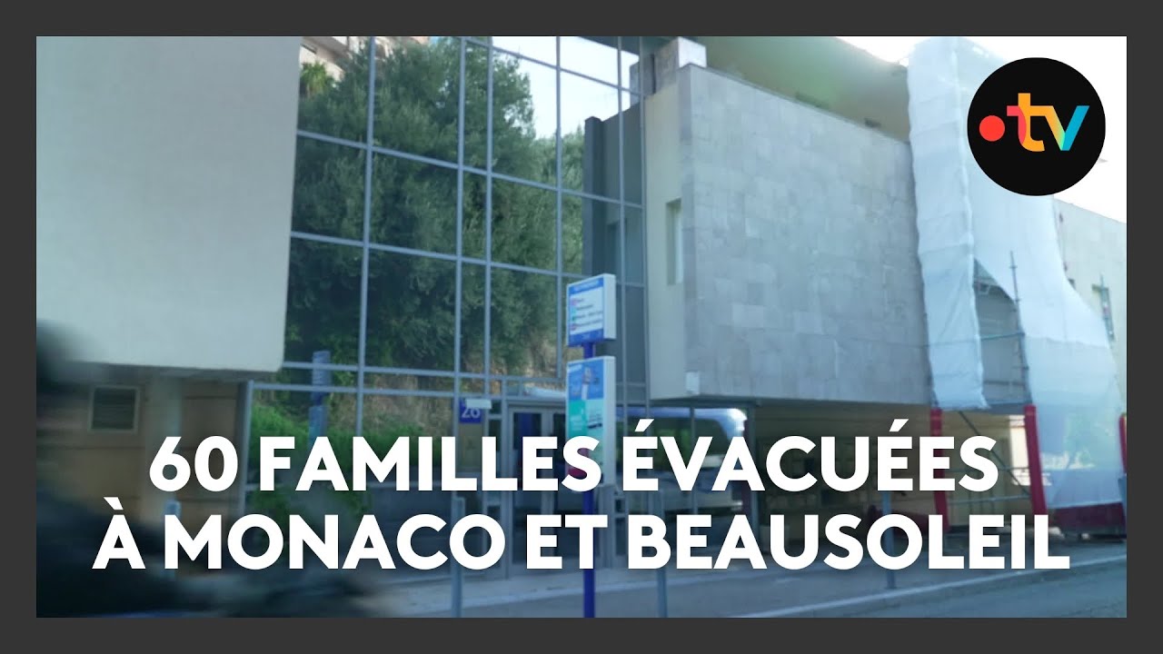 Risque d&rsquo;effondrement de plusieurs immeubles et &eacute;vacuation de 60 familles &agrave; Monaco et Beausoleil