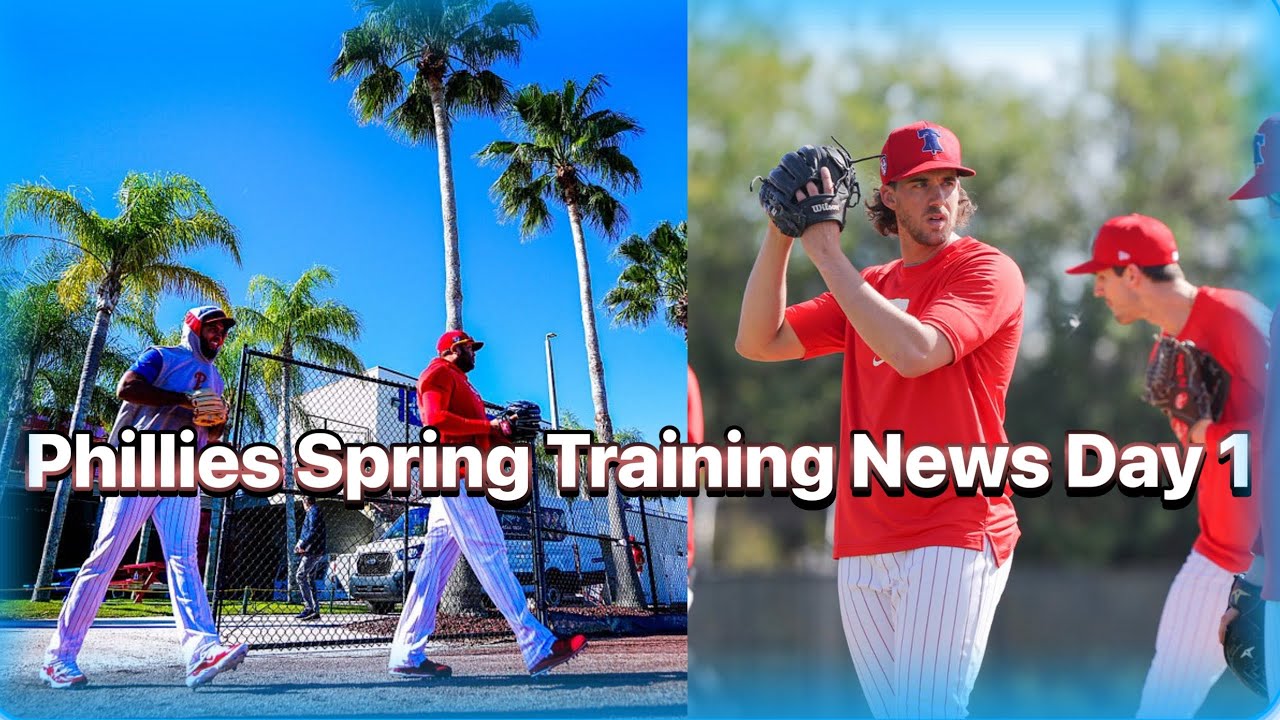 Phillies Spring Training News Day 1