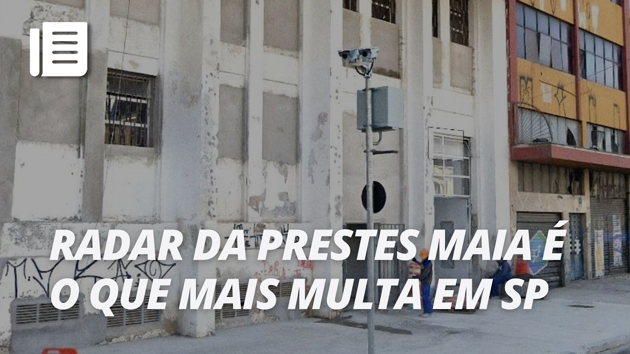 Radar da Prestes Maia lidera ranking de multas em São Paulo