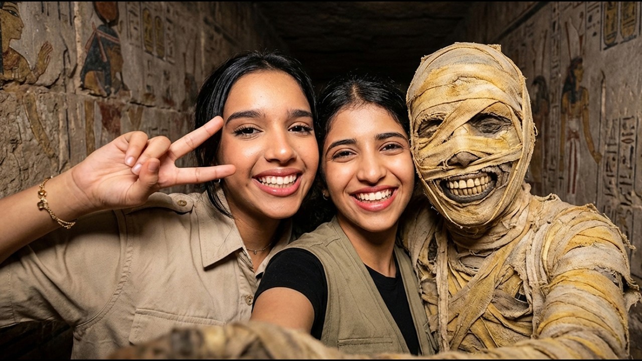 شفا وغزل: تحدي البقاء 24 ساعة داخل الهرم 🏛️🔥