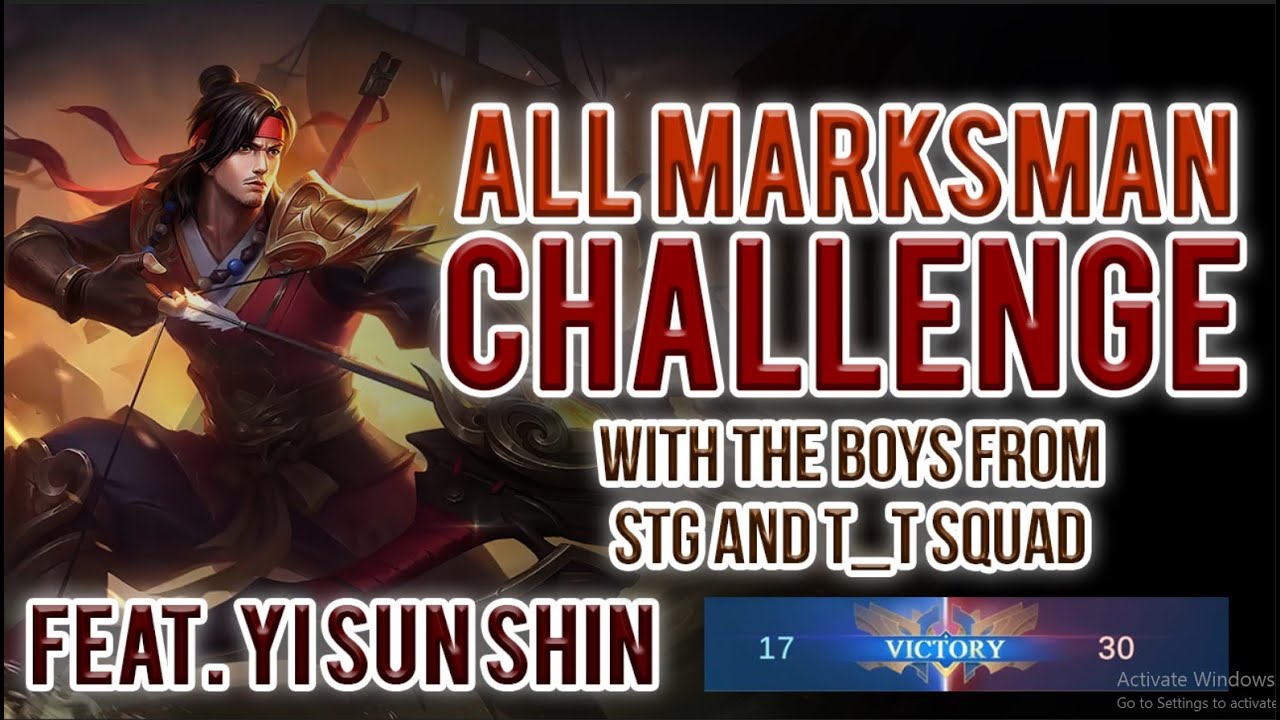 What Happens when your team are all Marksman? | YI SUN SHIN Gameplay | feat. STG and T_T Squad