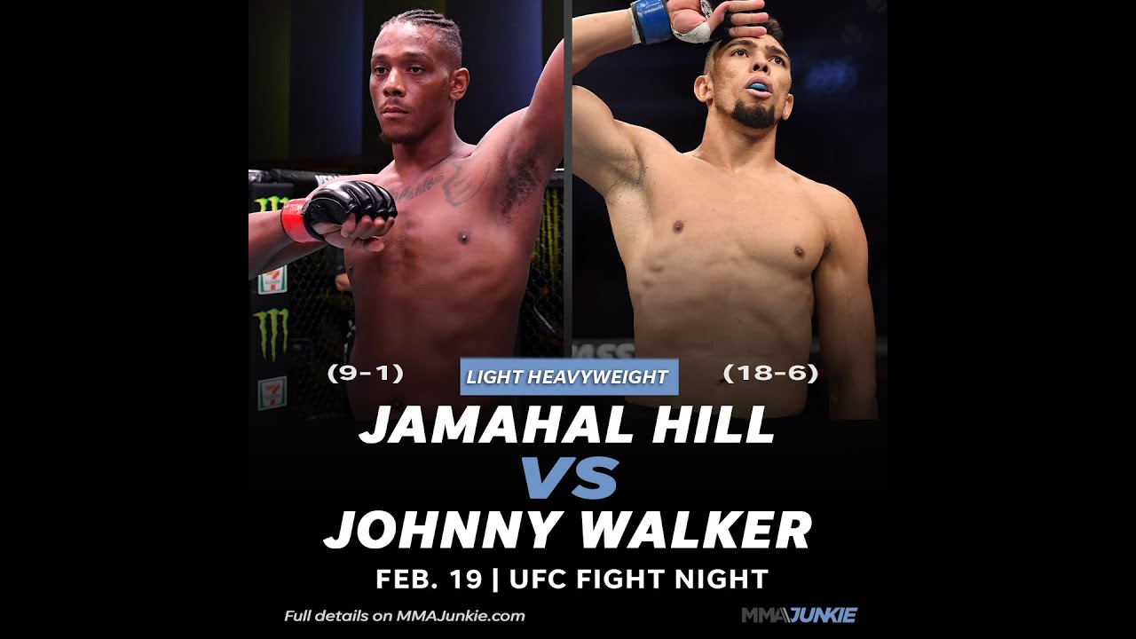 Jahmal Hill vs Johnny Walker UFC Fight Night