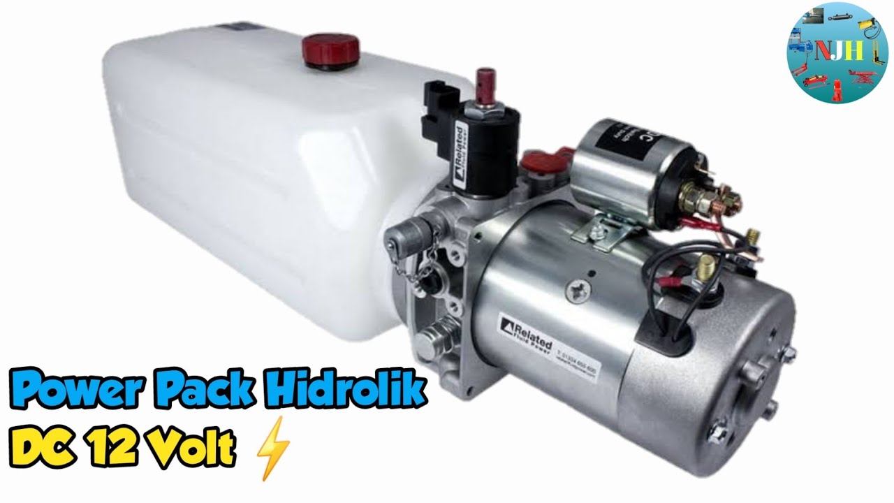 Power Pack Hidrolik DC 12 Volt | Power Pack Single Acting Valve