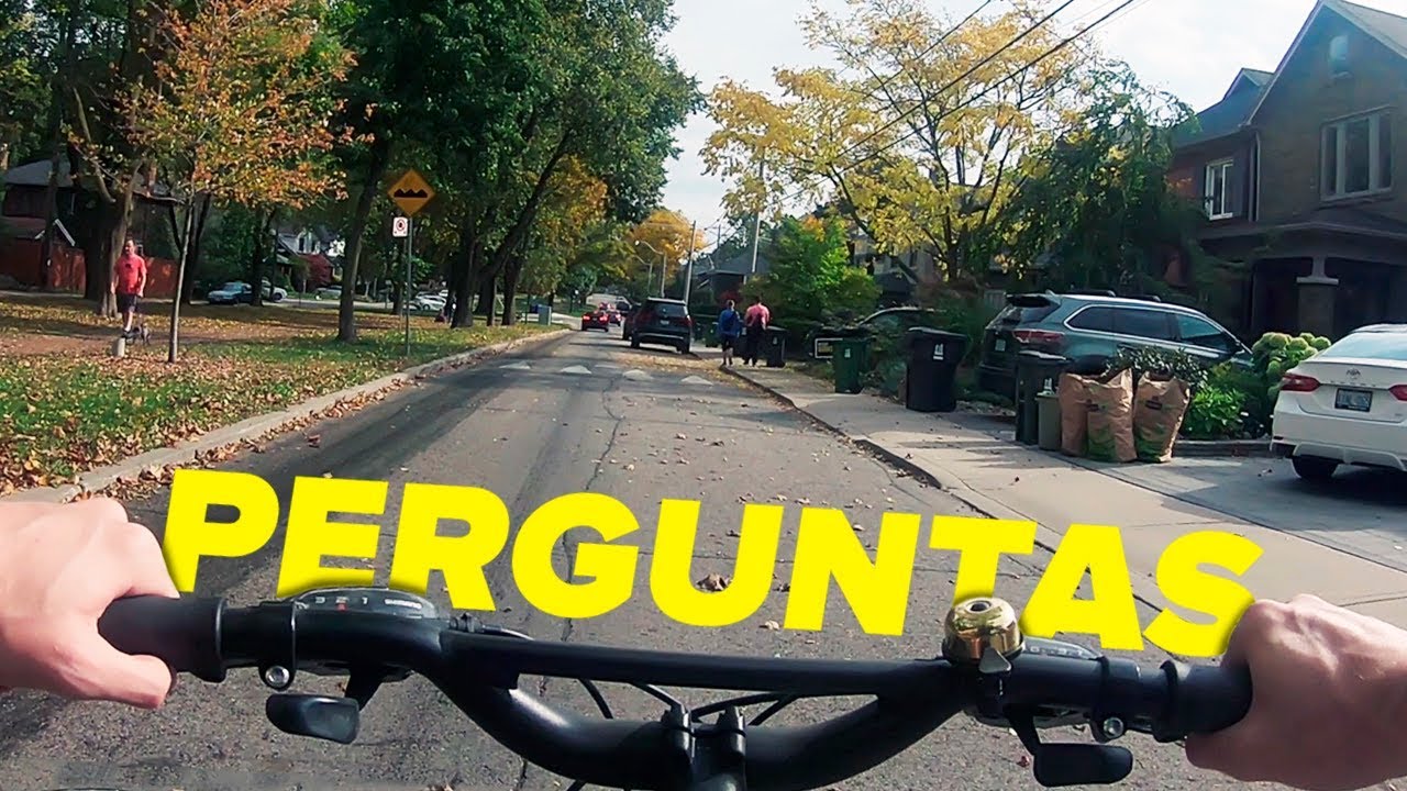 RESPONDENDO PERGUNTAS ANDANDO DE BIKE!
