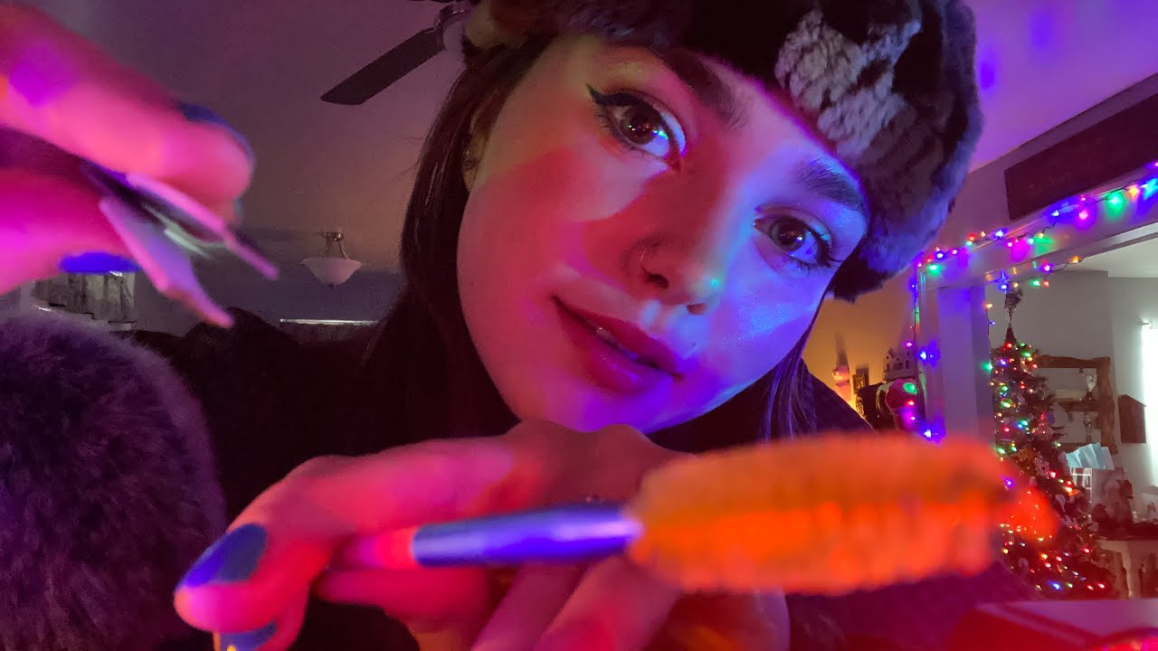 ASMR Personal Attention Grooming Your Eye Brows ~Shaping, Brushing & Plucking Triggers
