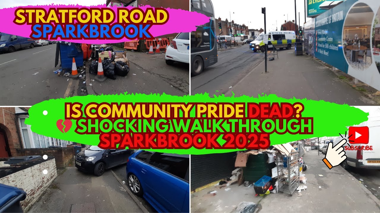 Community Pride Dead? Stratford Road Sparkbrook Walking Tour 2025 Lost Pubs of Birmingham Series UK