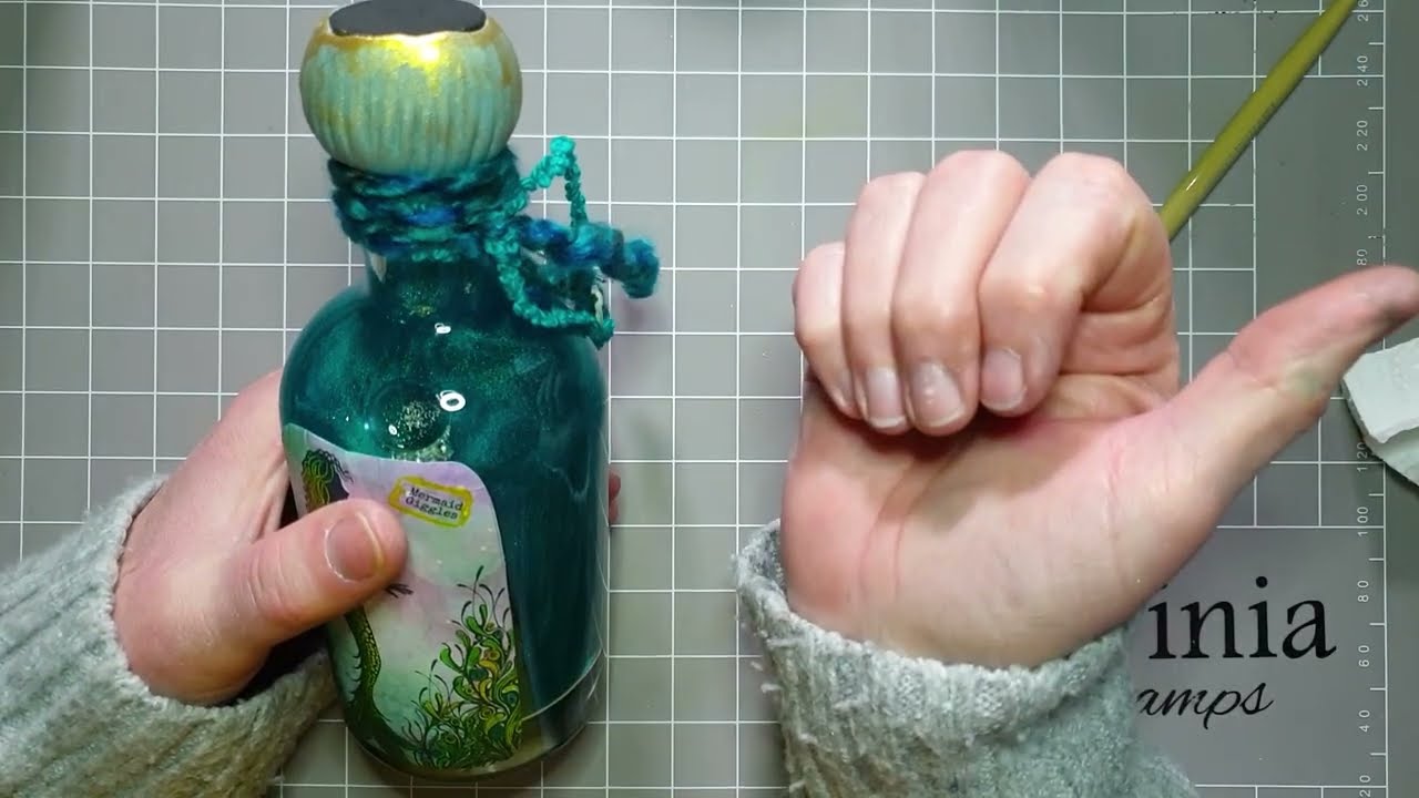 Create a Mystical, Magical Mermaid Potion Bottle with Sarah Summerton ✨
