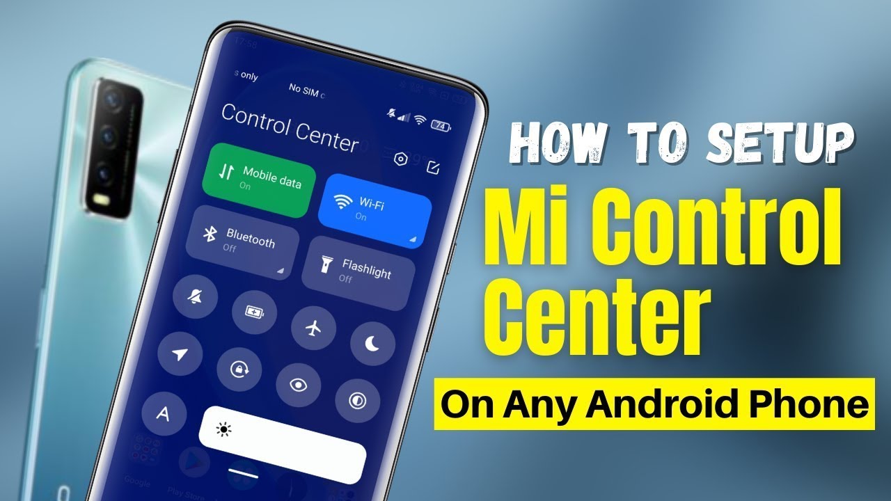 How To Install Mi Control Center in Any Android Device| Customized Notifications and Quick Actions