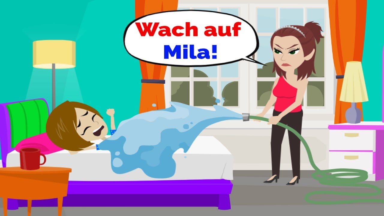 Deutscu lernen | Simple German Speaking Practice with Animation | Learn German Conversation [A2-B1]