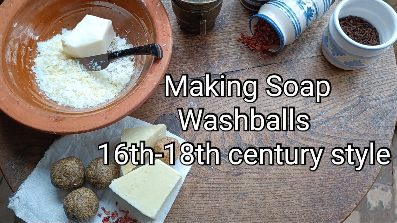 Making Soap Washballs, 16th-18th century style at the Weald and Downland Museum