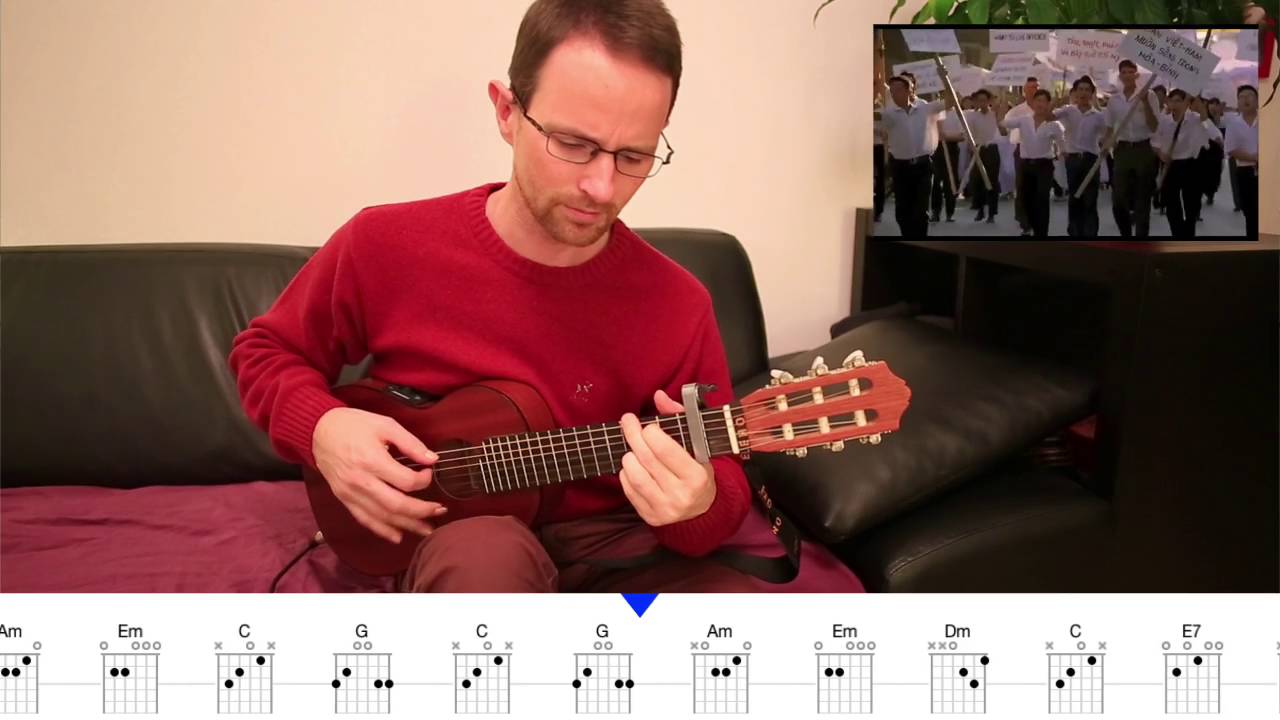 Tuto What A Wonderful World en Français (guitare - guitalele)