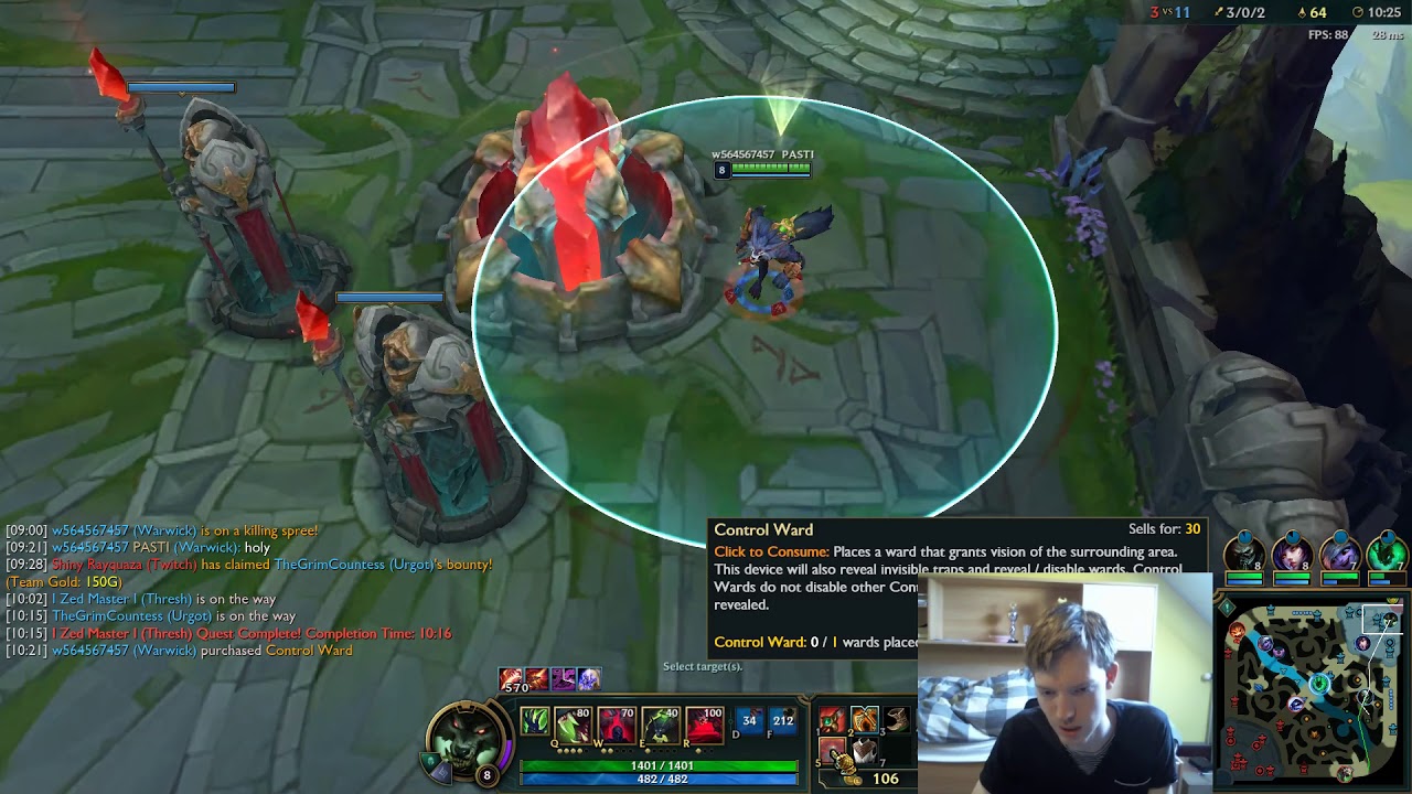 Diamond Warwick DESTROYS Kha'Zix [Perfect Score]