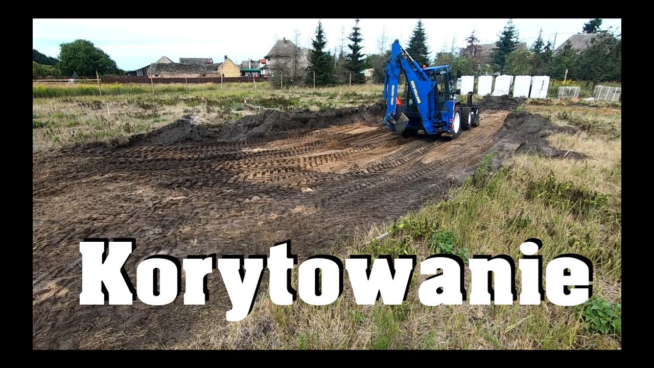 19. wykop -  zbieranie humusu, korytowanie