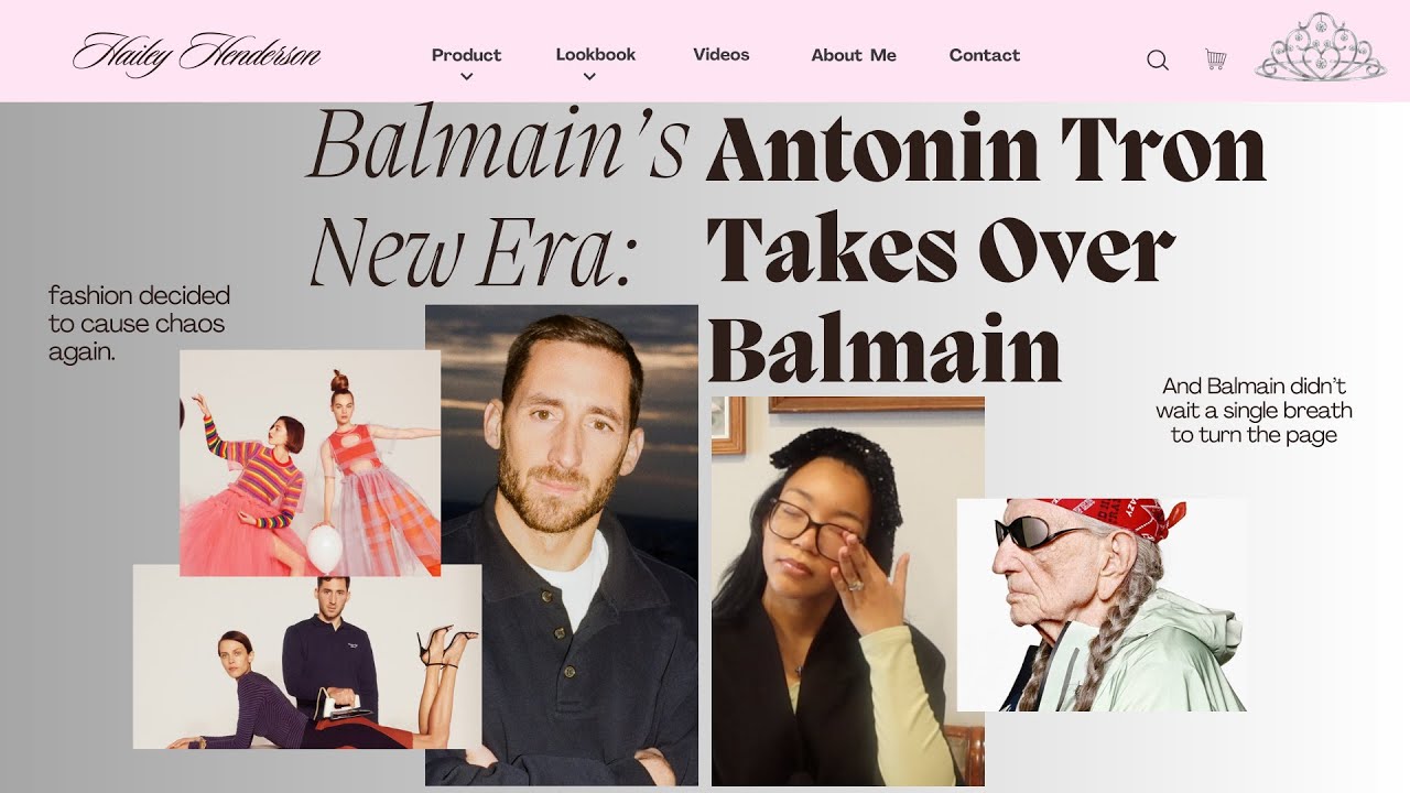 Balmain’s New Era: Antonin Tron Takes Over Balmain