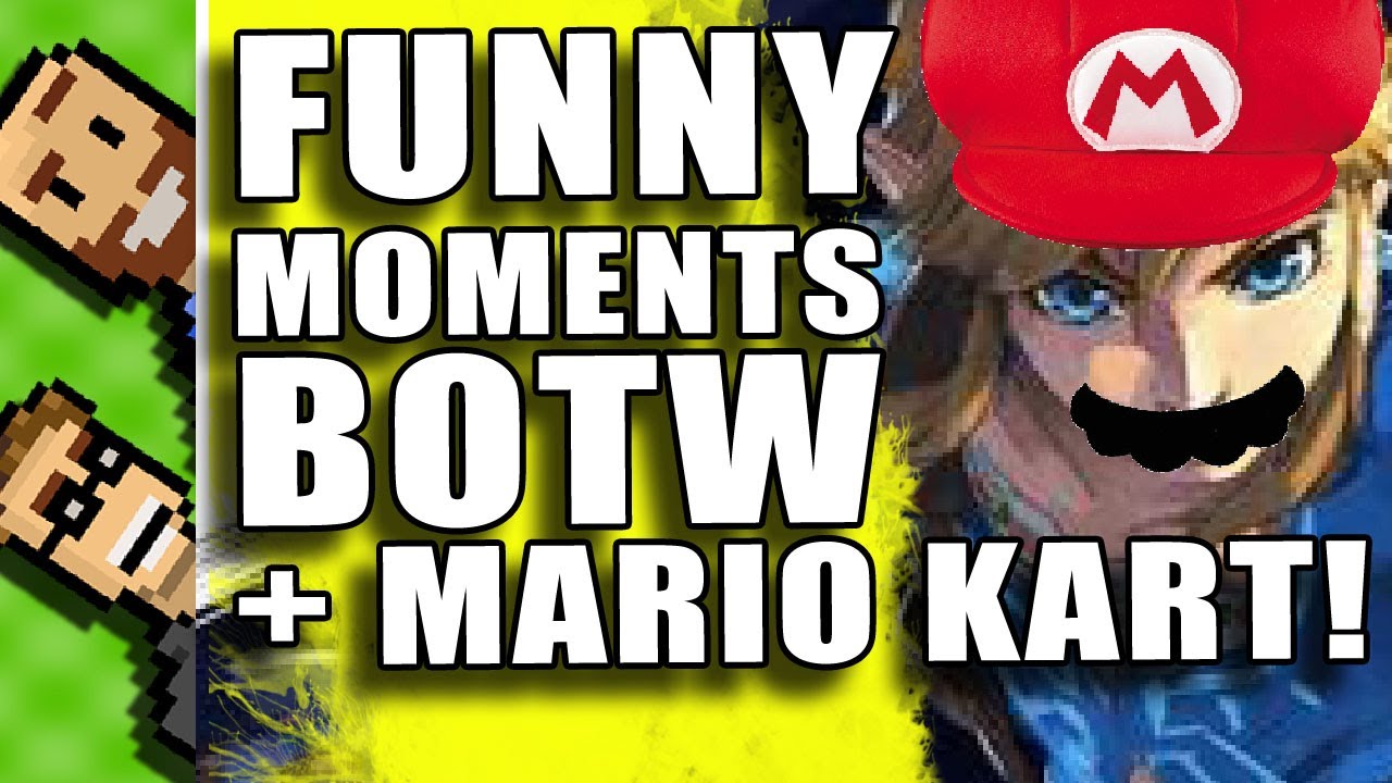 MARIO KART + BREATH OF THE WILD?! Смешные моменты в Zelda BotW | The Basement