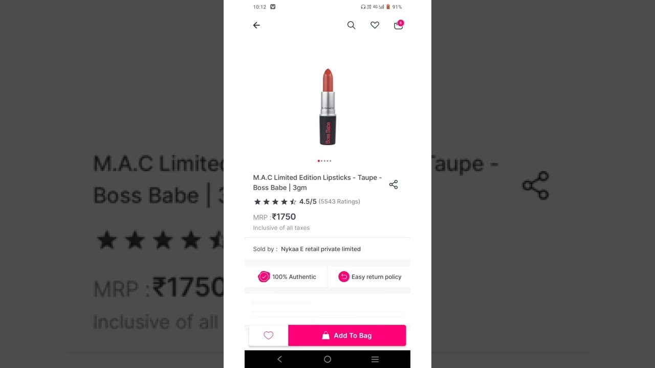 mac limited edition lipstick in 3 different shade under rs 2000/mac luxury makeup Brand