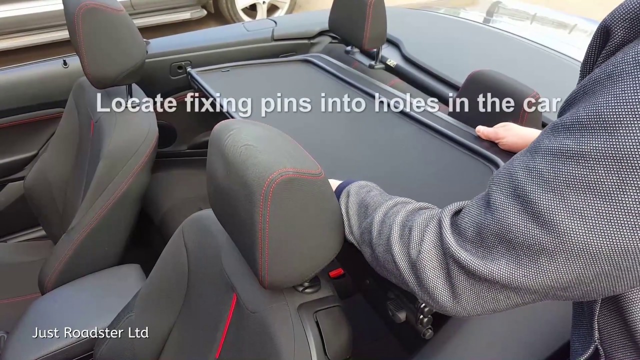 BMW 2 Series, Fitting a Wind Deflector from Just Roadster