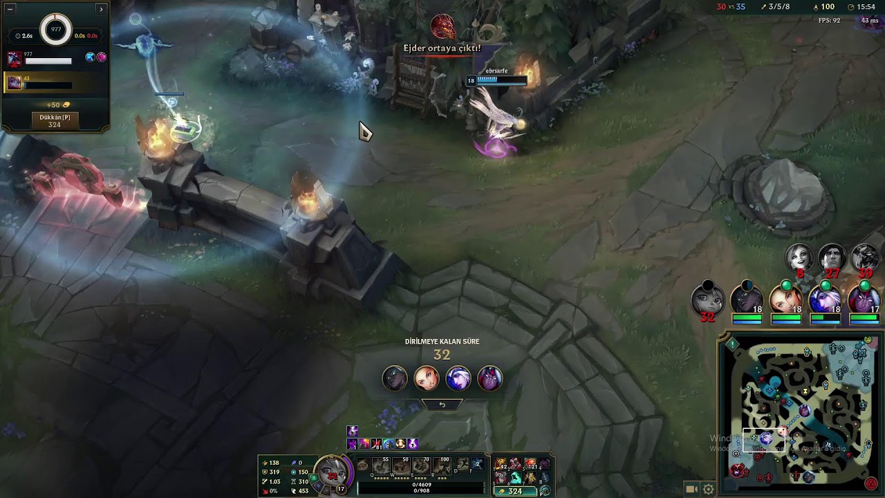 LEAGUE OF LEGENDS RURF PARÇALAMACA
