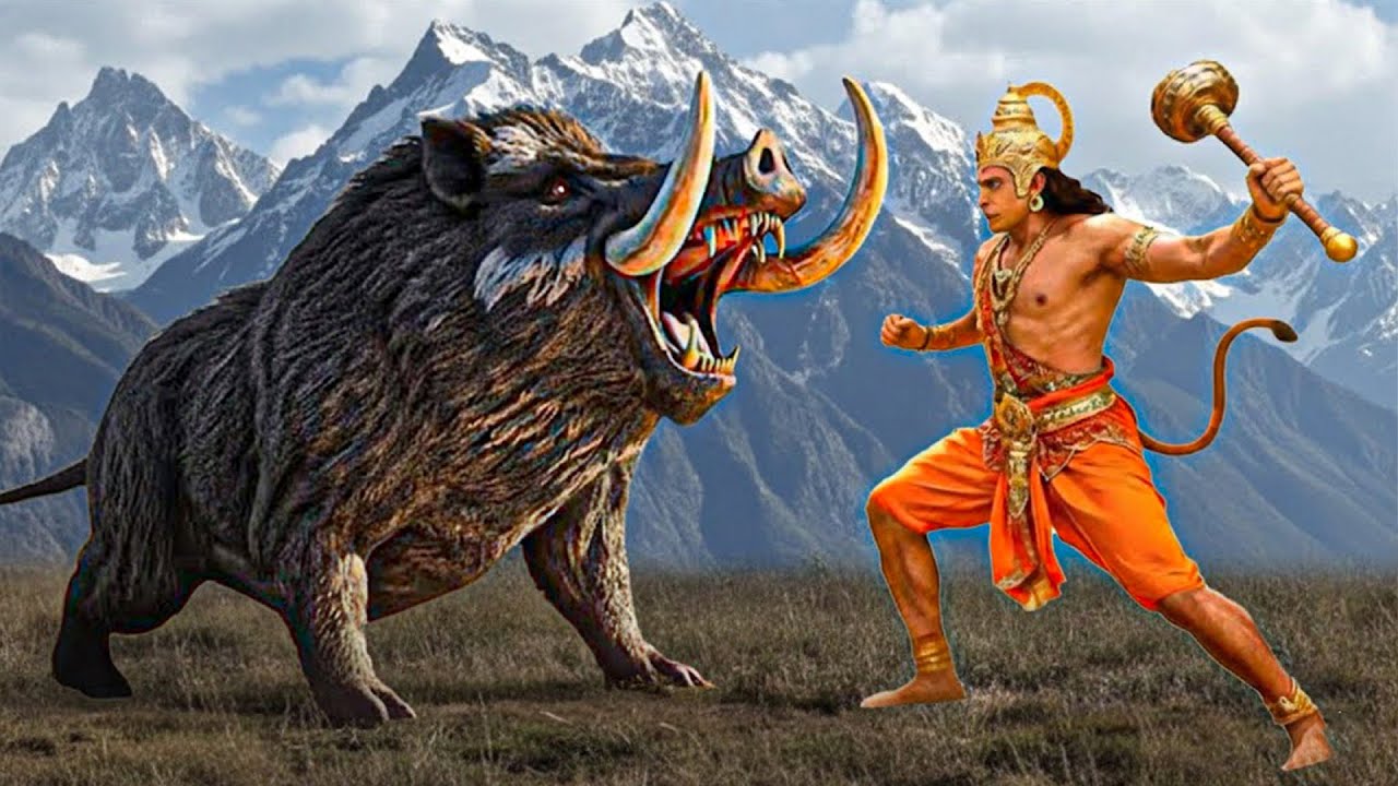 हनुमान और वराह दैत्य का ऐसा युद्ध पहले नहीं देखा | HANUMAN | NEW EP 2026